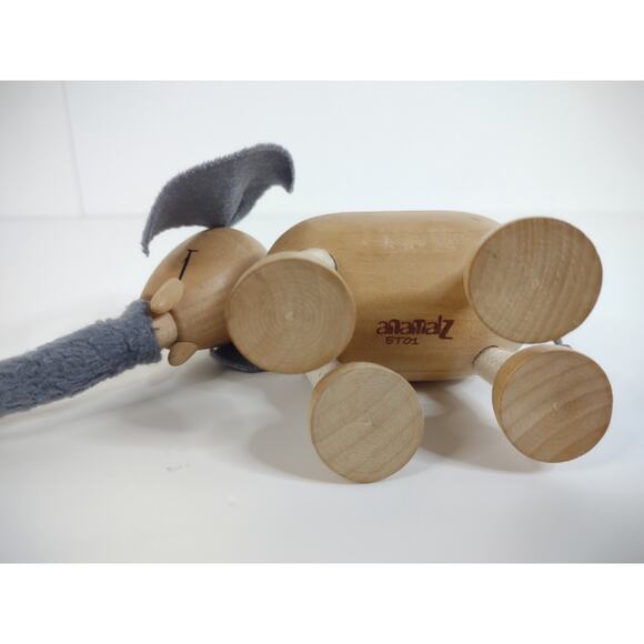 Anamalz Eco Natural Wooden Posable Animal Toys Lot Of 6 Elephant Crocodile - Picture 13 of 13